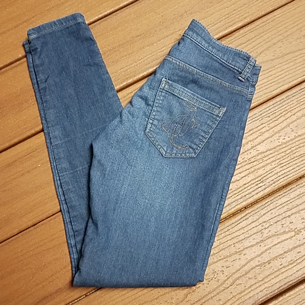 SOLD DO NOT BUY JUICY COUTURE SKINNY JEAN LEGGINGS - Picture 1 of 8